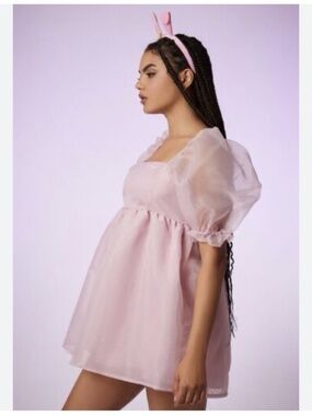 Forever 21 Hello Kitty My Melody Pink Babydoll Costume Dress Size S/M
